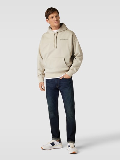 Polo Ralph Lauren Oversized Hoodie in melierter Optik Stein 1