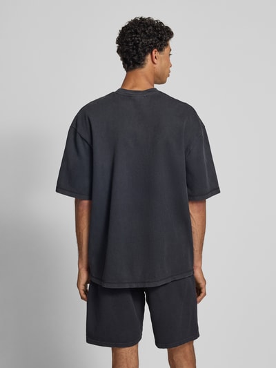 Pegador Oversized T-shirt met labelstitching Zwart - 5
