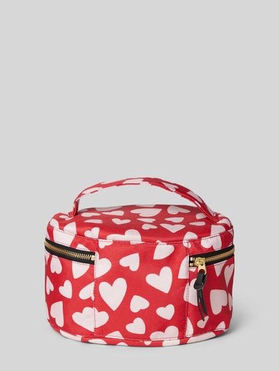 WOUF Make-uptasje met all-over motiefprint, model 'Amore Vanity' Rood - 2