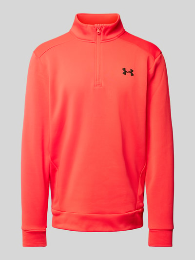 Under Armour Sweatshirt mit Troyer-Kragen Hellrot 2