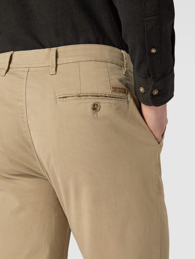 Gardeur Chino mit französischen Eingrifftaschen Modell 'BENITO' Beige 3