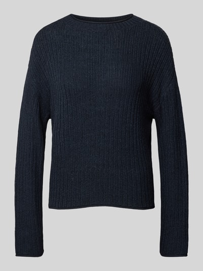 Tom Tailor Denim Gebreide pullover met boothals Donkerblauw - 2