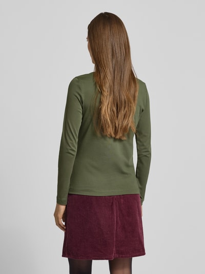 Christian Berg Woman Longsleeve met ronde hals Olijfgroen - 5