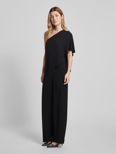 Lauren Ralph Lauren Jumpsuit mit One-Shoulder-Träger Black 1