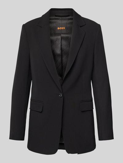 BOSS Orange Żakiet o kroju regular fit z kołnierzem z połami model ‘JABLA’ Czarny 2