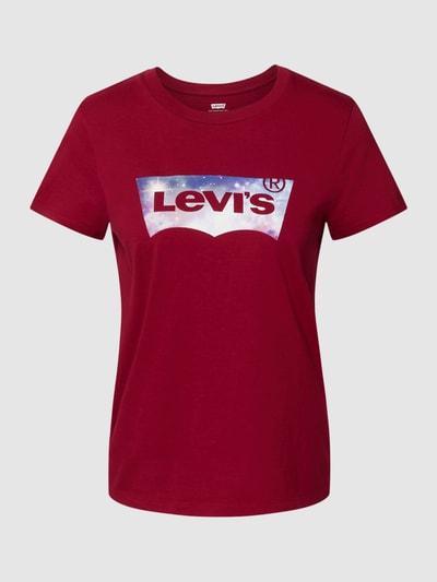 Levi's® T-Shirt mit Label-Print Bordeaux 2