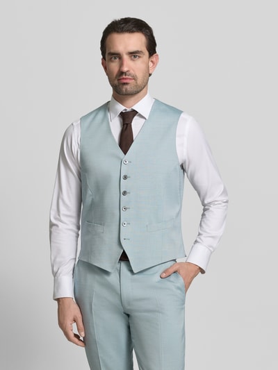 JOOP! COLLECTION Regular Fit Weste aus Viskose-Mix mit V-Ausschnitt Mint 4
