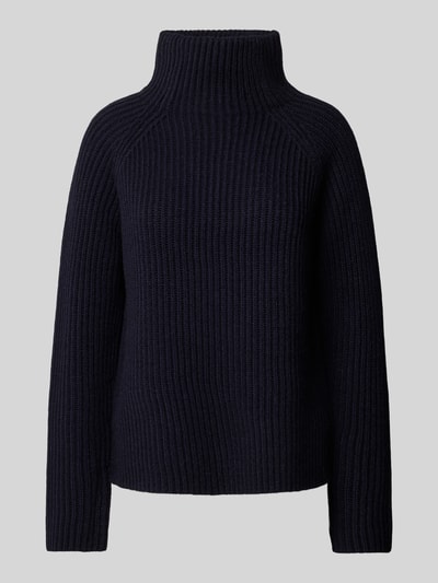 Drykorn Gebreide pullover met opstaande kraag, model 'ARWEN' Marineblauw - 2