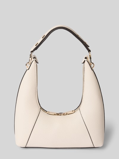 Guess Handtasche mit Label-Applikation Modell 'CALISTA' Ecru 4