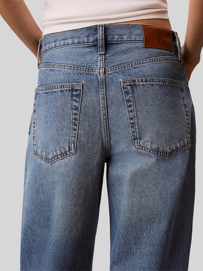 Calvin Klein Jeans Jeansy barrel z czystej bawełny Ciemnoniebieski 6