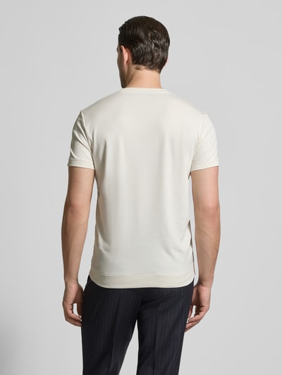 RAGMAN t-shirt z okrągłym dekoltem Écru 5