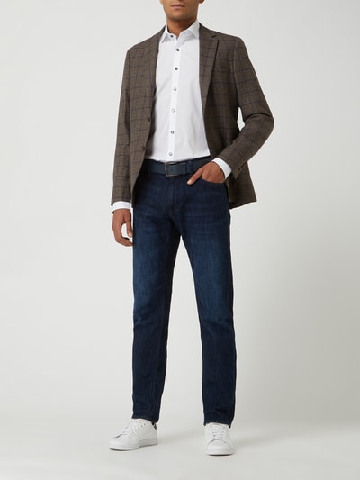 OLYMP Level Five Slim fit zakelijk overhemd met stretch en extra lange mouwen  Wit - 1