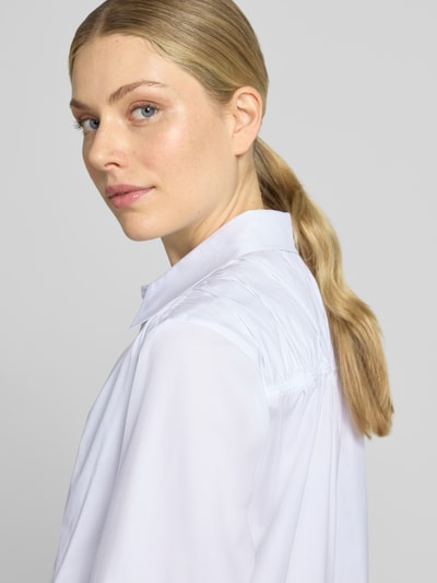JOOP! Regular fit blouse met lange mouwen van katoenmix Wit - 3