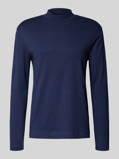 Christian Berg Men Shirt met lange mouwen en opstaande kraag Donkerblauw - 2