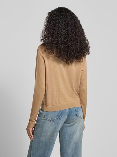 ba&sh Gebreide pullover van Wol met Knoopsluiting Beige gemêleerd - 5
