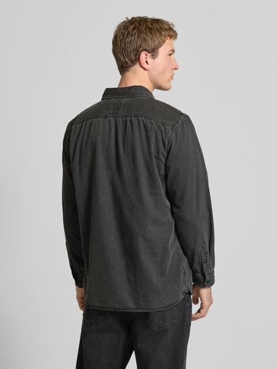 Levi's® Krój relaxed fit koszula overshirt z denimu model 'JACKSON' Czarny 5
