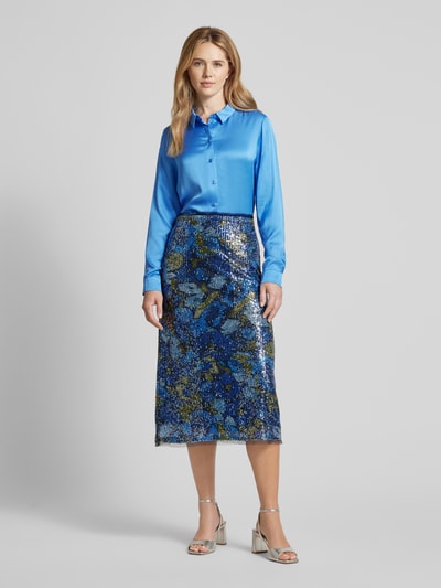 Milano Italy Midirok met pailletten Blauw - 1