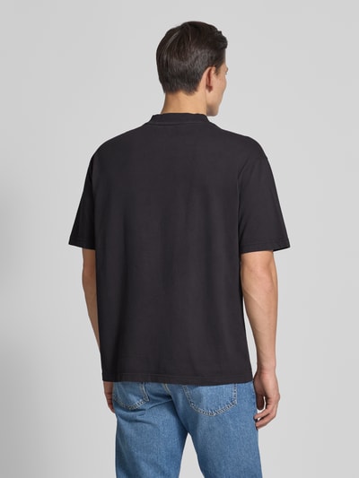 BOSS Orange Comfort fit T-shirt van puur katoen Zwart - 5