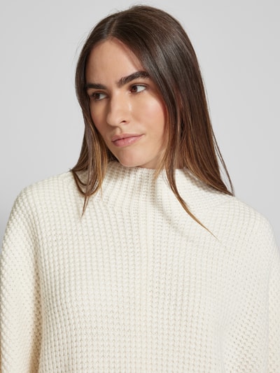 Windsor Strickpullover mit Stehkragen Offwhite 3