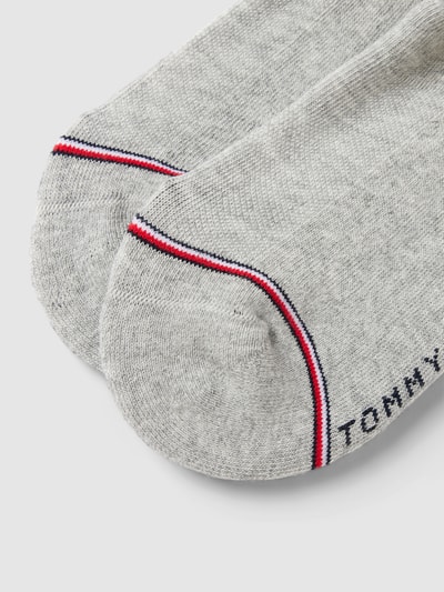 Tommy Hilfiger Skarpety z paskami w kontrastowym kolorze w zestawie 2 szt. Średnioszary melanż 2