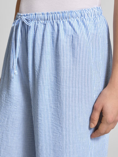 REVIEW Pyjama Pants mit elastischem Bund Blau 3