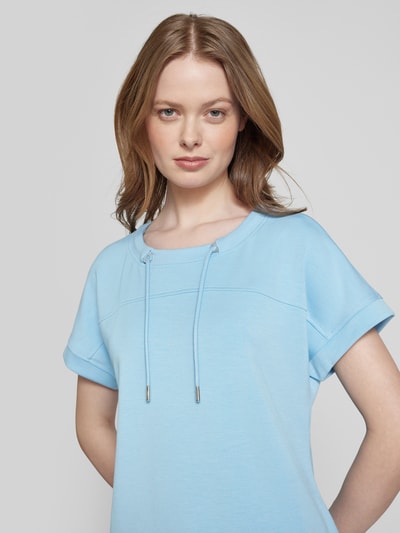 monari Sweatshirt mit Tunnelzug Hellblau 3