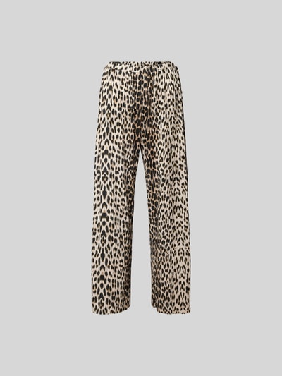 OH APRIL Faltenhose mit Plisseefalten Mittelgrau 2