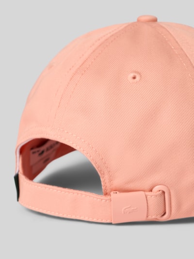 Produktfoto, Basecap aus reiner Baumwolle von Lacoste in Optik: Unifarben mit feiner Webstruktur, Label-Patch, Logo-Prägung, Schnallenverschluss.