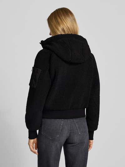 Original Bombers Kurtka polarowa z kapturem i wyhaftowanym logo Czarny 5