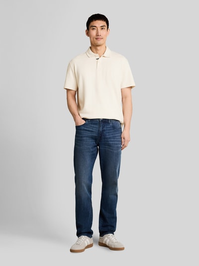Tom Tailor Regular Fit Poloshirt aus reiner Baumwolle Modell 'structured polo' Weiss 1