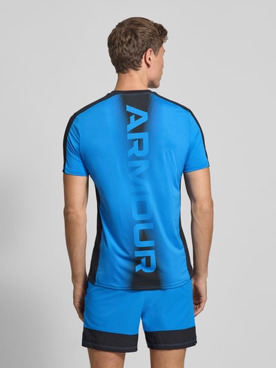 Under Armour T-shirt met geribde ronde hals Rookblauw - 5
