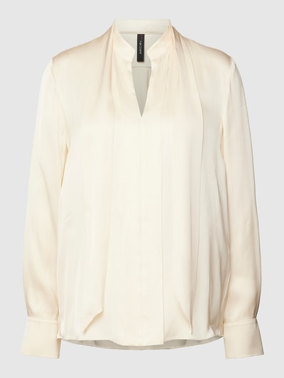 Marc Cain Blouse van pure viscose met sjaal Offwhite - 2