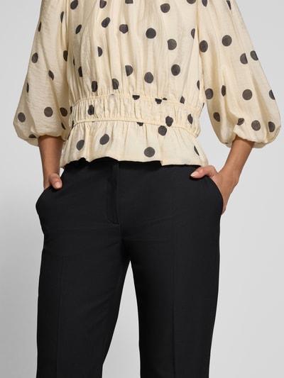 Jake*s Collection Straight Fit Stoffhose mit Viskose-Anteil Black 3