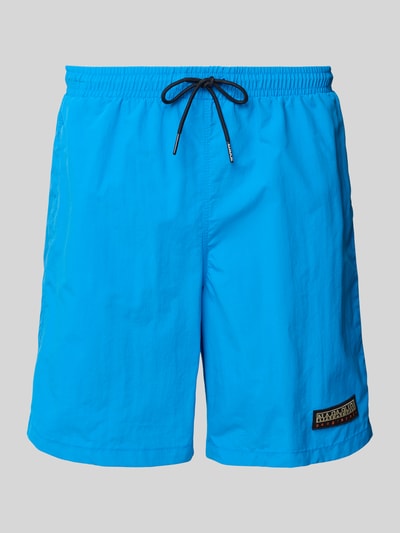 Napapijri Badehose mit seitlichen Eingrifftaschen Modell 'IAATO' Royal 1