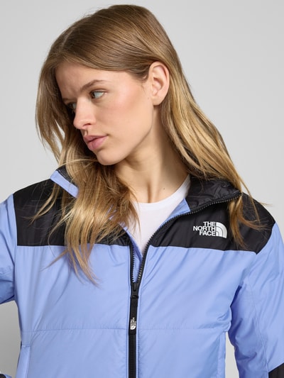 The North Face Gewatteerd jack met labelprint, model 'GOSEI' Rookblauw - 3