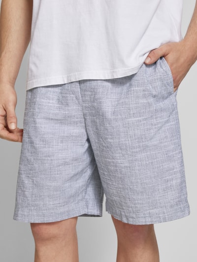 REVIEW Shorts met elastische band Marineblauw - 3