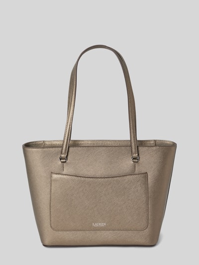 Lauren Ralph Lauren Shopper met logo-applicatie, model 'KARLY' Zilver - 4