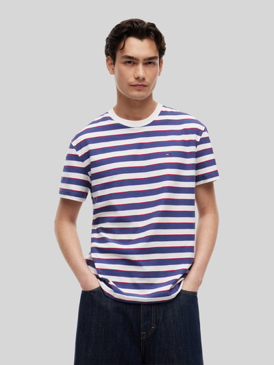 Tommy Jeans regular fit T-shirt van puur katoen Blauw - 4
