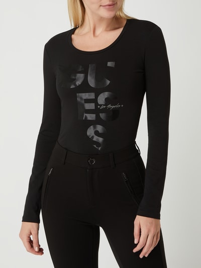 Guess Longsleeve mit Logo  Black 4