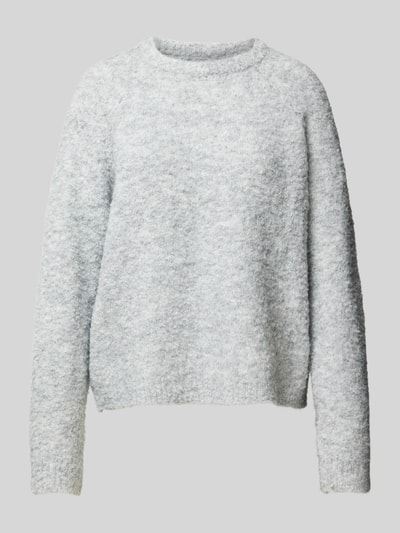 Only Heerlijk zachte pullover met ronde hals, model 'CIROLA' Lichtgrijs gemêleerd - 2