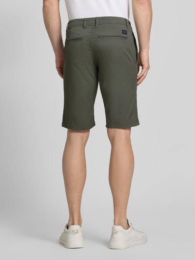 Tom Tailor Slim Fit Chinoshorts aus Baumwoll-Mix Khaki 5