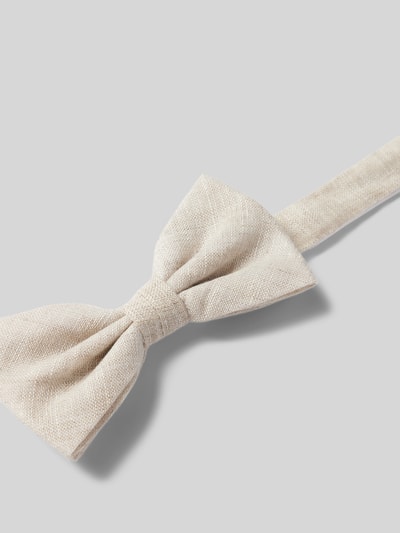 Prince Bowtie Fliege mit Einstecktuch im Set Beige 2