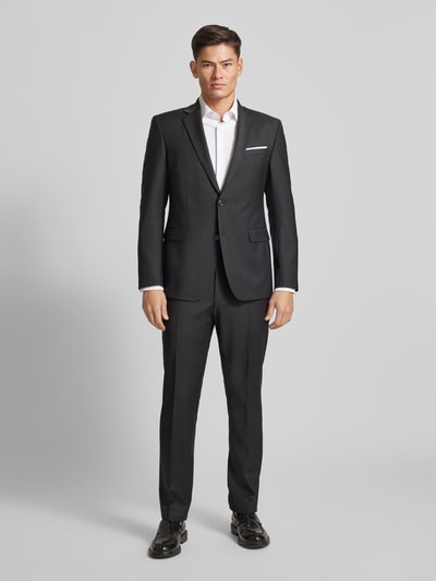 JOOP! Collection Slim fit 2-knoops colbert met klepzakken Zwart - 1