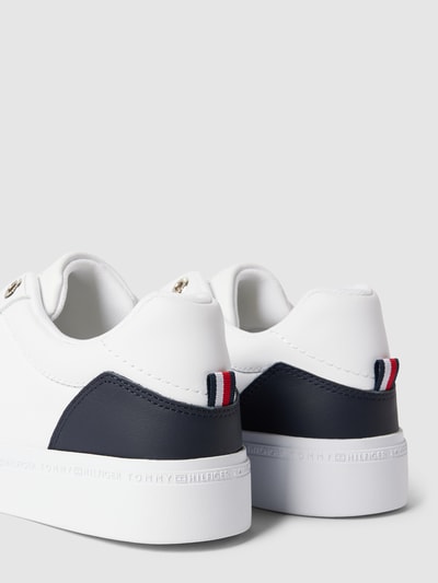 Tommy Hilfiger Sneaker mit Label-Detail Modell 'COURT' Weiss 3