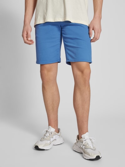 Blend Regular fit bermuda met tunnelkoord Oceaanblauw - 4