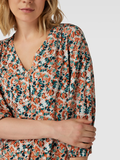 Tom Tailor Blouse met all-over motief Lichtgrijs - 3