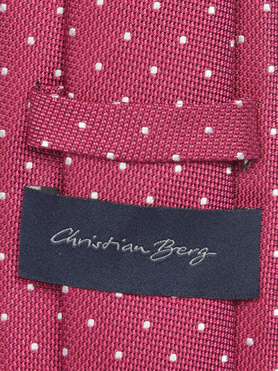 Christian Berg Men Krawatte aus reiner Seide (7 cm) Fuchsia 2