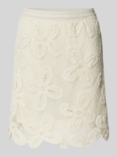 YAS Minirock mit Strukturmuster Modell 'ANULA' Offwhite 2