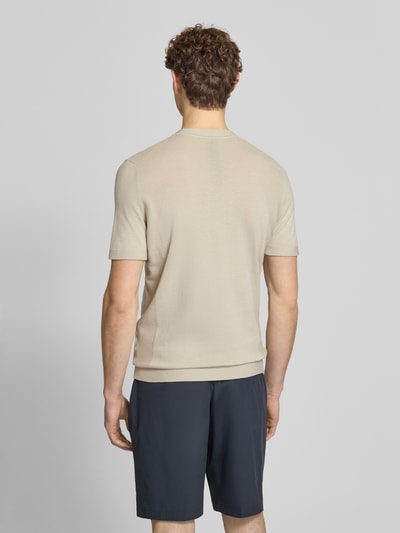 BOSS Green Regular Fit T-Shirt aus Baumwoll-Mix Modell 'MOMENTUM-LITE' Sand 5