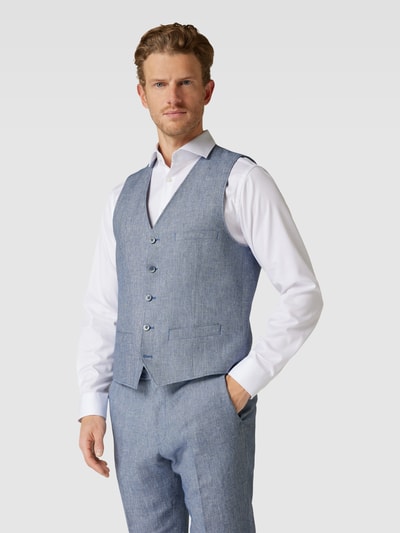 Roy Robson Gilet met knoopsluiting Blauw - 4